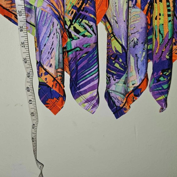 Candy Couture Large Bohemian Styled Handkerchief Summer Vibrant colors Dress - Picture 2 of 4